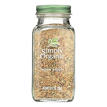 Simply Organic进口代理批发 Simply Organic B28640 Simply Organic 柠檬胡椒有机认证 - 1 x 3.17 盎司装