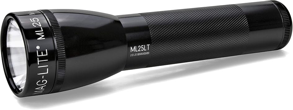 MagLite进口代理批发 Maglite ML25LT LED 2 芯 C 手电筒，黑色