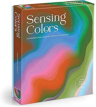 Galison进口代理批发 Galison Sensing Colors 1000 片 Jessica Poundstone 拼图以高光谱传感艺术系列中的短暂艺术为特色