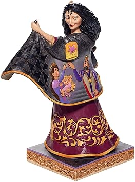 酷牌库|商品详情-Enesco进口代理批发 Enesco Disney Traditions by Jim Shore 魔发奇缘长发公主 Gothel 妈妈雕像，8.2 英寸，多色