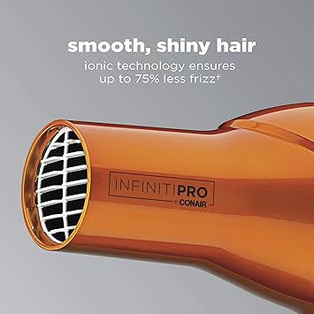 酷牌库|商品详情-CONAIR进口代理批发 INFINITIPRO BY CONAIR 吹风机，1875W 沙龙性能交流电机吹风机，Conair 吹风机，橙色