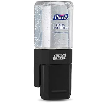 Purell进口代理批发 PURELL ES1 洗手液分配器入门套件，推式分配器，带 PURELL 高级洗手液凝胶，450 毫升补充装（1 件装）- 4424-D6