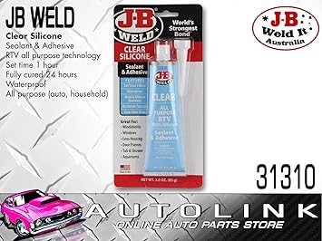 酷牌库|商品详情-J-B Weld进口代理批发 JB Weld 31310 通用 RTV 硅酮密封剂和粘合剂 - 3 盎司。 - 清除