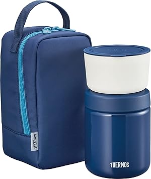 THERMOS进口代理批发 Thermos 真空保温汤午餐套装，10.1 液量盎司（300 毫升），海军蓝 JBY-551 NVY