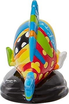 酷牌库|商品详情-Enesco进口代理批发 Enesco Disney by Romero Britto 小美人鱼比目鱼微型雕像，2.36 英寸，多色