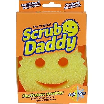 Scrub Daddy进口代理批发 Scrub Daddy，SCSBSDPDQ，磨砂海绵，各 1 个，黄色