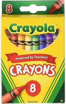 Crayola进口代理批发 Crayola 蜡笔 8 支，8 支（6 支装），什锦