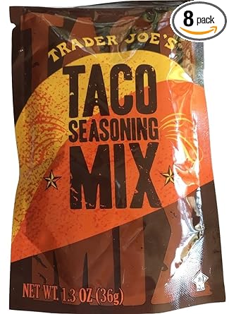 TJ's进口代理批发 Trader Joe's Taco 调味料混合物 1.3 盎司包（8 包）