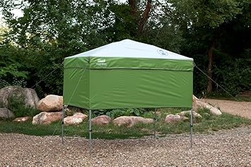 酷牌库|商品详情-Coleman进口代理批发 Coleman Instant Canopy Sunwall 配件，适用于 7x5 英尺庇护所，可拆卸庇护所墙，可阻挡阳光、风和雨，UPF 50+ 防晒（檐篷单独出售）