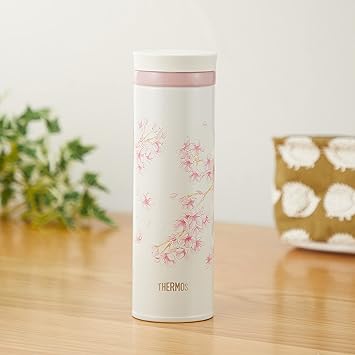 酷牌库|商品详情-THERMOS进口代理批发 Thermos JNY-502 HNZ 水瓶，日本制造，真空隔热旅行杯，16.9 液量盎司（500 毫升），Hanazakura