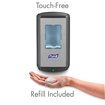 酷牌库|商品详情-Purell进口代理批发 PURELL 品牌健康肥皂温和泡沫 CS6 入门套件，1-1200 毫升品牌健康肥皂温和泡沫补充装 + 1 个 CS6 石墨自动皂液器（1 件装）6574-1G - 由 GOJO, Inc. 制造