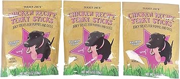 TJ's进口代理批发 Trader Joe's 鸡肉食谱肉干棒 6 盎司（3 件装）