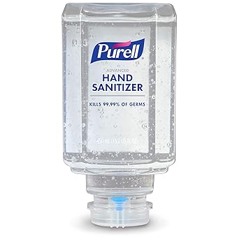 酷牌库|商品详情-Purell进口代理批发 PURELL ES1 洗手液分配器入门套件，推式分配器，带 PURELL 高级洗手液凝胶，450 毫升补充装（1 件装）- 4424-D6