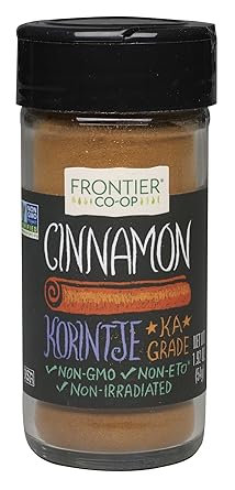 Simply Organic进口代理批发 Frontier Co-op 有机肉桂粉，1.92 盎司瓶装，优质肉桂，口味均衡，犹太洁食