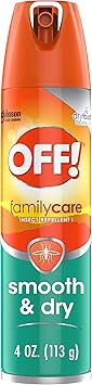 OFF!进口代理批发 OFF Familycare 光滑干燥驱虫剂，4 盎司