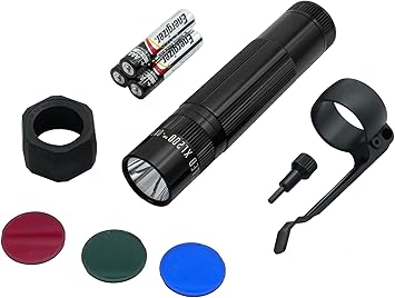 MagLite进口代理批发 Maglite XL200 LED 3 芯 AAA 手电筒战术包，黑色