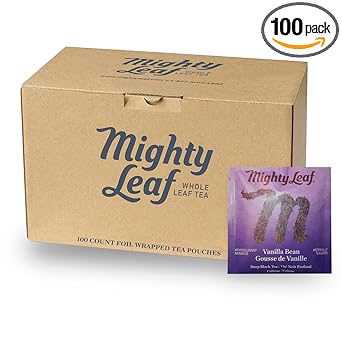 Mighty Leaf进口代理批发 Mighty Leaf 香草豆茶，100 茶袋