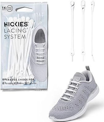 酷牌库|商品详情-Hickies进口代理批发 HICKIES 运动鞋无系带鞋带 - 弹性防水无系带鞋带，男女通用跑步鞋鞋带，均码适合所有