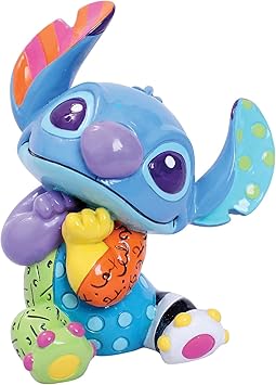 Enesco进口代理批发 Enesco Disney by Britto Lilo and Stitch 微型雕像，3.54 英寸，多色