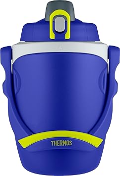 THERMOS进口代理批发 Thermos 64 盎司泡沫保温水瓶，蓝色