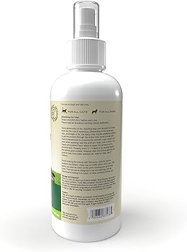 酷牌库|商品详情-Pet Naturals进口代理批发 Pet Naturals 狗和猫用天然油跳蚤和蜱虫预防喷雾，8 盎司 - 可安全用于床上用品和项圈 - 清洁、不粘成分