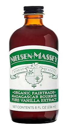 Nielsen-Massey进口代理批发 Nielsen-Massey 有机公平贸易马达加斯加波本纯香草精，用于烘焙和烹饪，8 盎司瓶