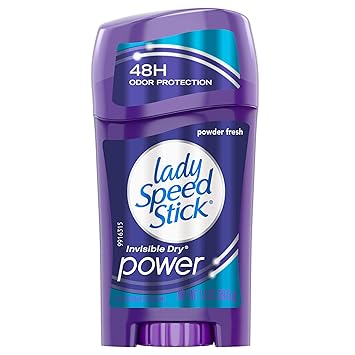 Lady Speed Stick进口代理批发 Lady Speed 强力止汗粉，清新，1.4 盎司