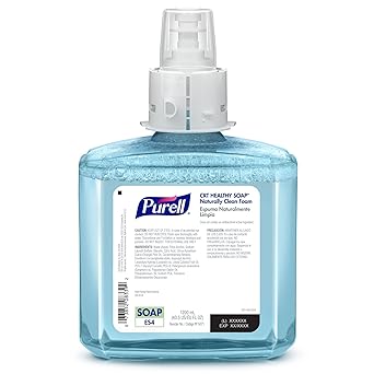 酷牌库|商品详情-Purell进口代理批发 PURELL 品牌清洁释放技术 (CRT) 健康肥皂天然清洁泡沫，精油芳香，1200 毫升补充装，适用于 PURELL ES4 手动皂液器（2 件装）- 5071-02