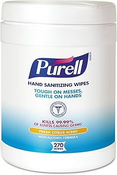 Purell进口代理批发 PURELL 911306CT Purell 消毒湿巾，270/CT，白色