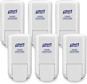 Purell进口代理批发 Purell CS2 按压式洗手液分配器，白色，一盒 6 个分配器