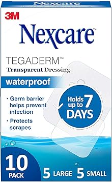 酷牌库|商品详情-Nexcare进口代理批发 Nexcare Tegaderm 透明敷料 4 英寸 X 4 4 英寸