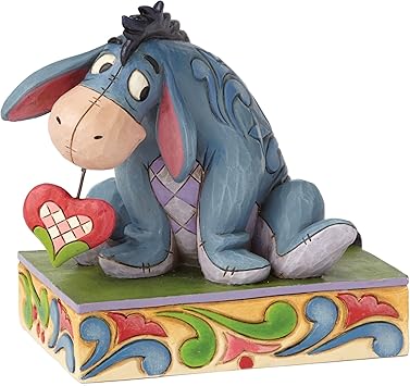 酷牌库|商品详情-Enesco进口代理批发 Enesco Disney Traditions by Jim Shore 小熊维尼 Eeyore 串心个性姿势雕像，3.5 英寸，多色