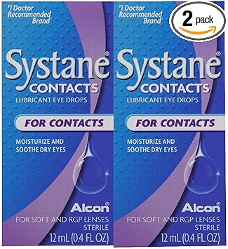 Systane进口代理批发 Systane Contacts 舒缓滴剂 - 0.405 盎司，12mL，2 包