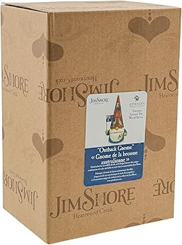 酷牌库|商品详情-Enesco进口代理批发 Enesco Jim Shore Heartwood Creek Gnomes 世界各地澳大利亚雕像，5.5 英寸，多色