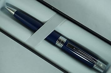 Cross进口代理批发 Cross Sheaffer 300 金属午夜蓝色带抛光约会中号圆珠笔，是一件很棒的圣诞节、婚礼、生日、周年纪念日和促销礼物。