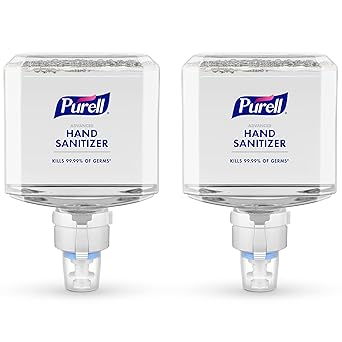 Purell进口代理批发 PURELL 高级洗手液泡沫，清新香味，1200 毫升补充装，适用于 PURELL ES8 自动洗手液分配器（2 件装） - 7753-02