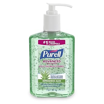 Purell进口代理批发 Purell Adv 芦荟 8 盎司泵装（2 包）