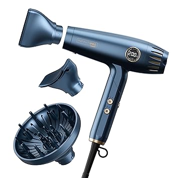 CONAIR进口代理批发 CONAIR DigitalAIRE 2.0 吹风机 INFINITIPRO |带扩散器的消除毛躁吹风机 |吹风机速度提高 5 倍，提供更高的气压和干燥功率