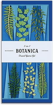 Galison进口代理批发 Galison Botanica 二合一旅行游戏套装，多色