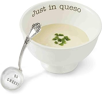 Mud Pie进口代理批发 泥派只是在 Queso Dip 套装中，白色