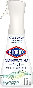 Clorox进口代理批发 Clorox 消毒喷雾，桉树薄荷，消毒喷雾，16 液量盎司