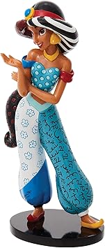 酷牌库|商品详情-Enesco进口代理批发 Enesco Disney by Romero Britto 阿拉丁茉莉雕像，7.87 英寸，多色