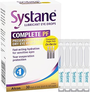 Systane进口代理批发 SYSTANE 完整单位剂量不含防腐剂滴眼液 30 克拉一次性小瓶缓解干眼症