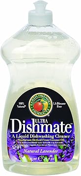 ECOS进口代理批发 地球友好型产品 Dishmate 天然薰衣草，25 盎司，6 片