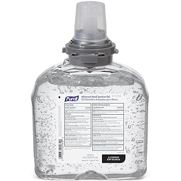 Purell进口代理批发 Purell 高级洗手液凝胶补充装，清爽香味，1200 毫升，4 件装