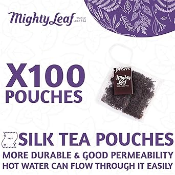 酷牌库|商品详情-Mighty Leaf进口代理批发 Mighty Leaf 香草豆茶，100 茶袋