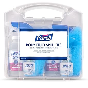 Purell进口代理批发 PURELL 体液溢出套件采用蛤壳式载体，每个蛤壳式溢出套件可使用 2 次（1 件装）- 3841-08-CLMS