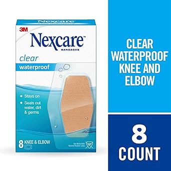 酷牌库|商品详情-Nexcare进口代理批发 3m Nexcre 膝盖/肘部 Wtpr 尺寸 8 克拉 Nexcare 膝盖和肘部防水绷带 2 3/8 X 3/1/2 8 克拉