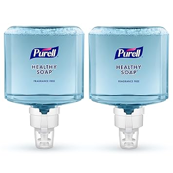 Purell进口代理批发 PURELL 品牌健康肥皂 温和无泡沫，无香料，1200 毫升补充装，适用于 PURELL ES8 自动皂液器（2 件装） - 7772-02 - 由 GOJO, Inc. 制造。