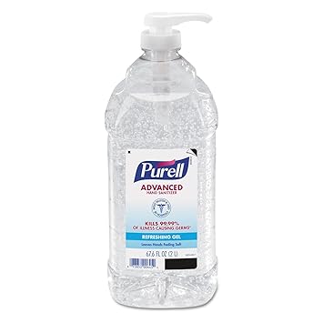 Purell进口代理批发 PURELL 962504CT 高级即时洗手液，2 升瓶，每箱 4 件